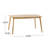Dashone 4-Person Four-Leg Dining Set-1010259628-944502863