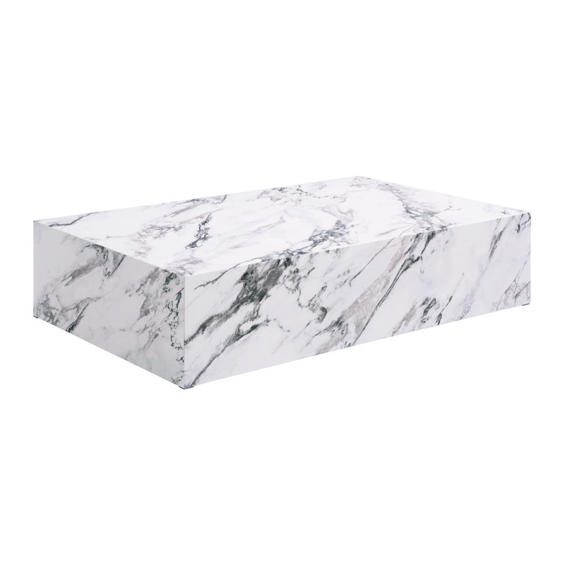Table basse, finition pierre d'ingénierie