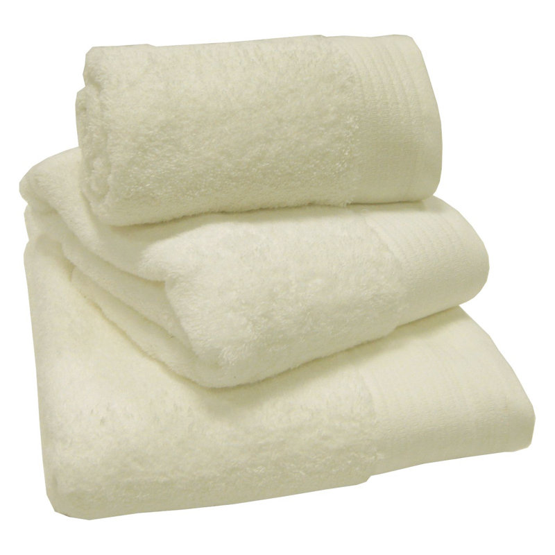 Gedaliahu Plush Bath Sheet, Cream