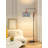 Medieval-style hardware, fabric and marble floor lamp-1845373791-1845373788