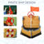 Freeport Park 78cm x 45.5cm Solid Wood Novelty Sandbox with Cover