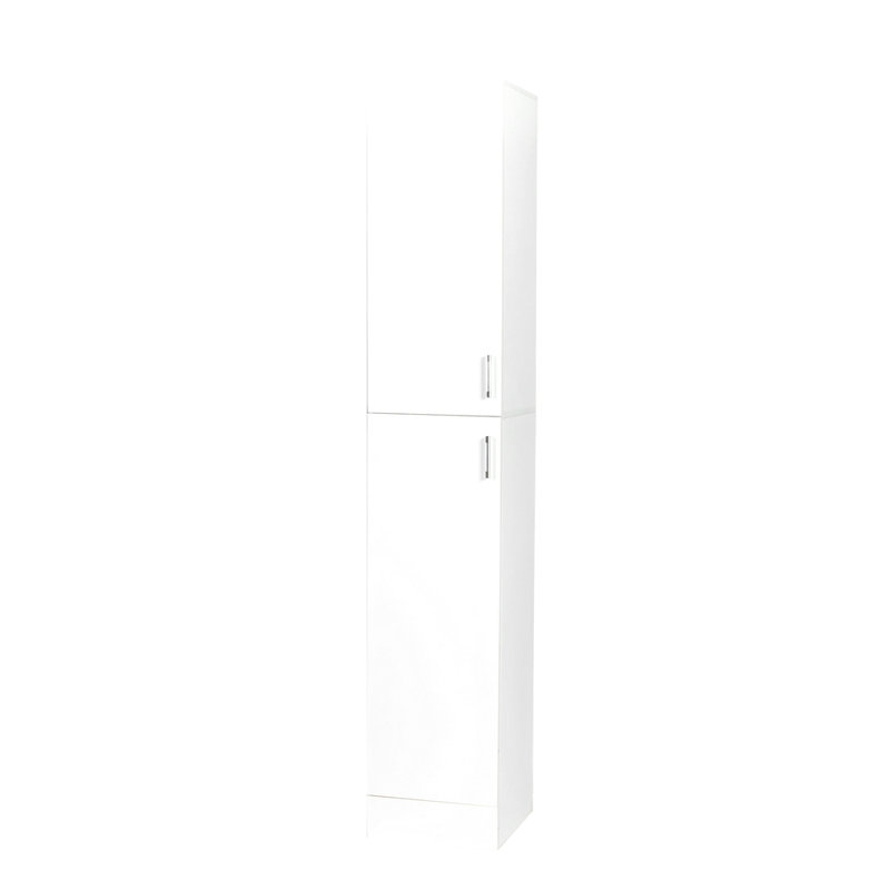 Armoire autoportante avec tablettes réglables et deux portes pour la cuisine et la salle à manger