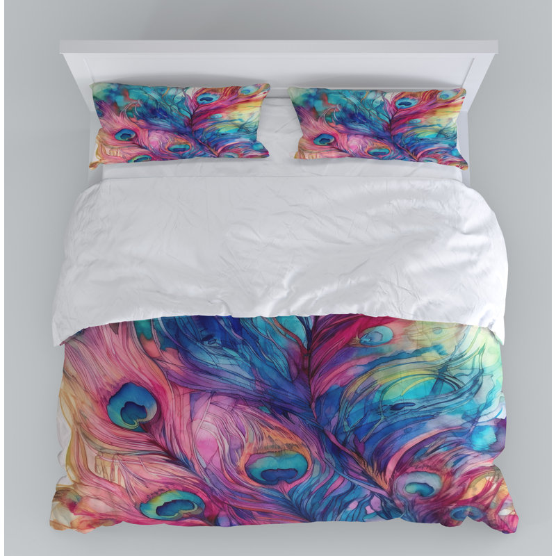 Abstract Duvet Cover, King Duvet Cover + 2 King Shams