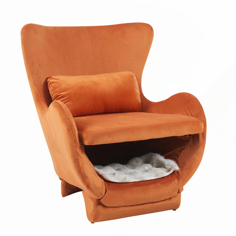 Swivel Lounge Chair, Brown