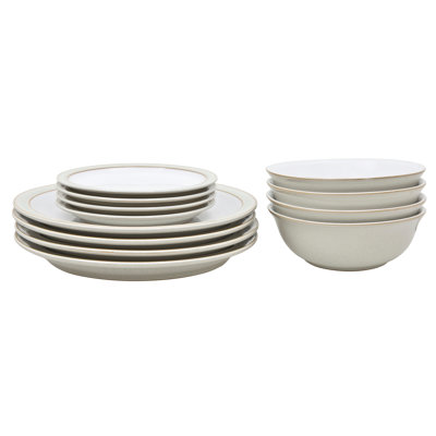 Linen 12 Piece Tableware Set