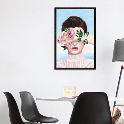 Lady With Eternal Blossom by Sally B - Gallery-Wrapped Canvas Giclée on Canvas
