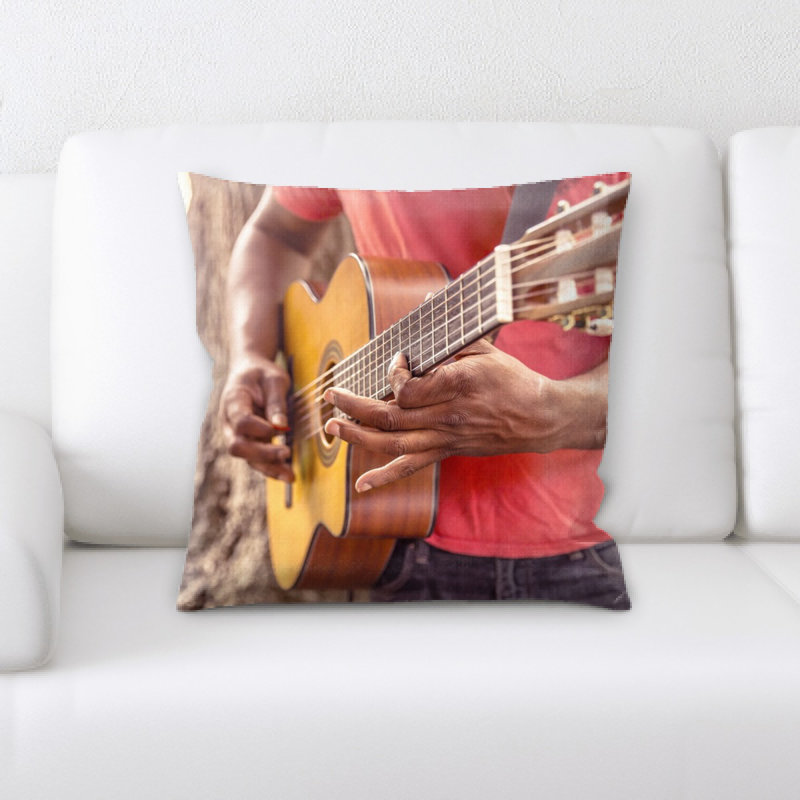 Guitar Throw Pillow