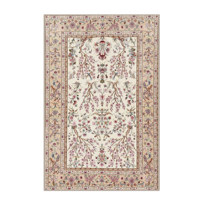 Tapis oriental beige / brun / rose Gunnarr