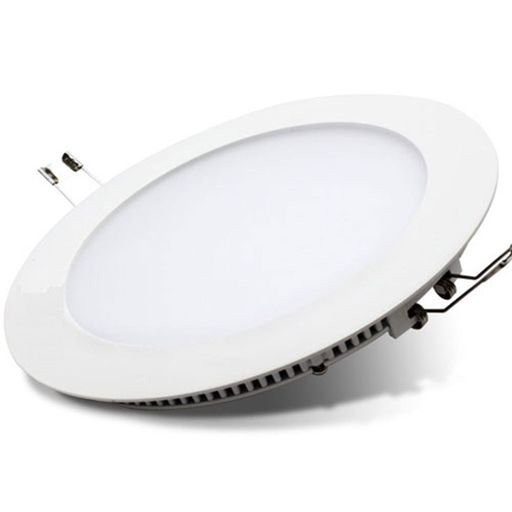 ENER-J 12W Recessed Round LED Mini Panel - 170mm Diameter - 3000K Warm White - Plastic - Pack of 4 - Image 5