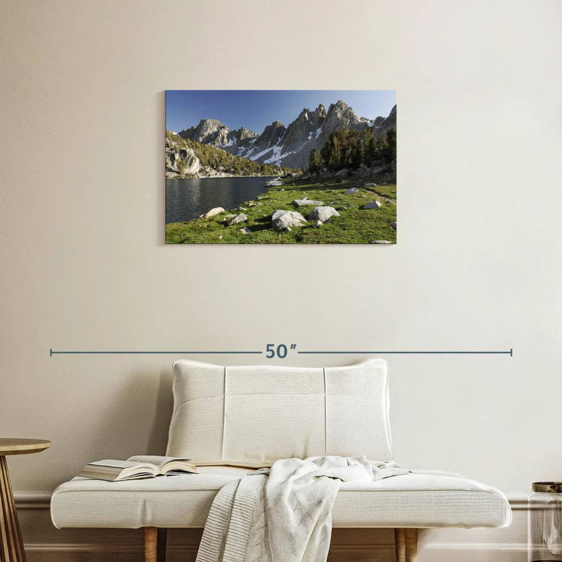 Alvord Alpine Lake In Sierra Nevada, 20" H x 30" W