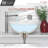 Stylish Élan Brushed Gold Pop-Up Bathroom Sink Drain without Overflow