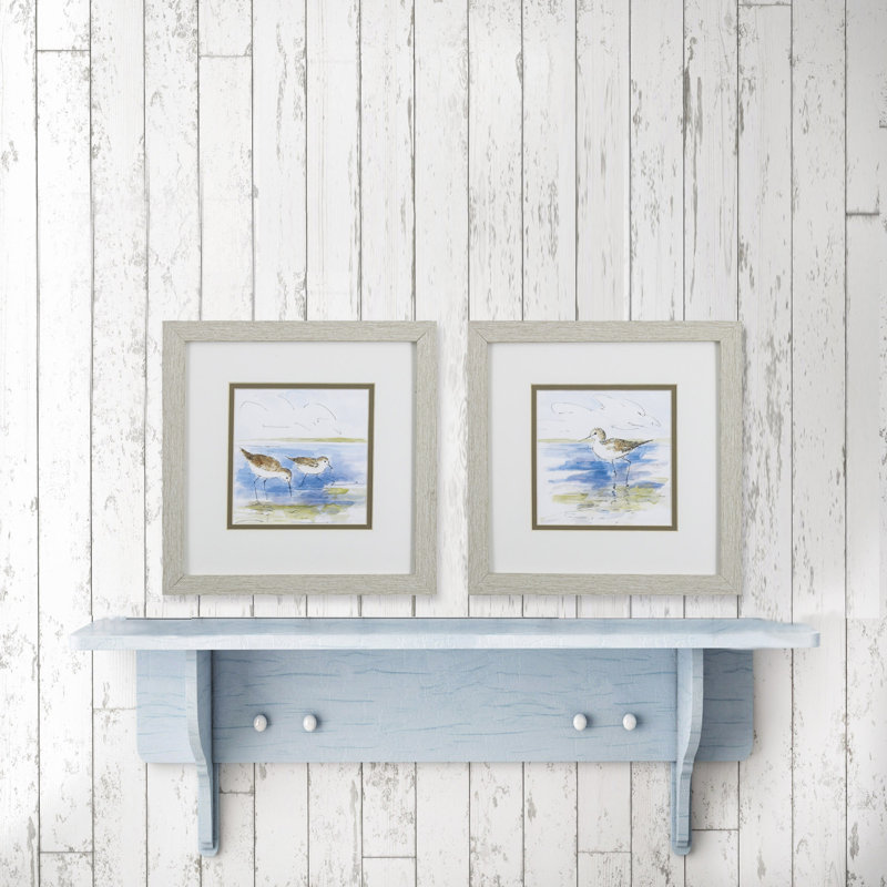 Shore Birds - Ensemble de 2 cadres photo