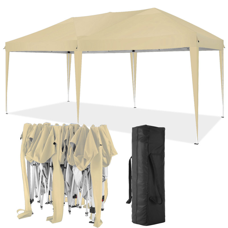 Auvent 10 x 20 pi, tente commerciale extérieure imperméable, Kaki