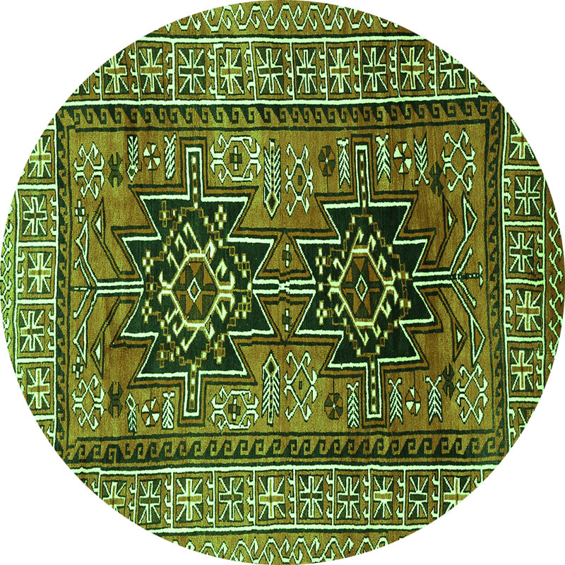 Performance Oriental Indoor Rug, Round 6'