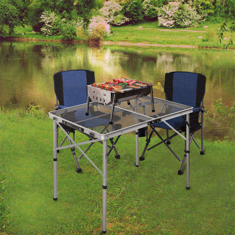 Table de camping Kaymari, Argent