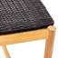 Banc rustique d'extérieur à 3 places avec abat-jour en bois de 59,73 po Profondeur x 16,14 po, largeur 17,43 po, l 24,72 po x P H, poids