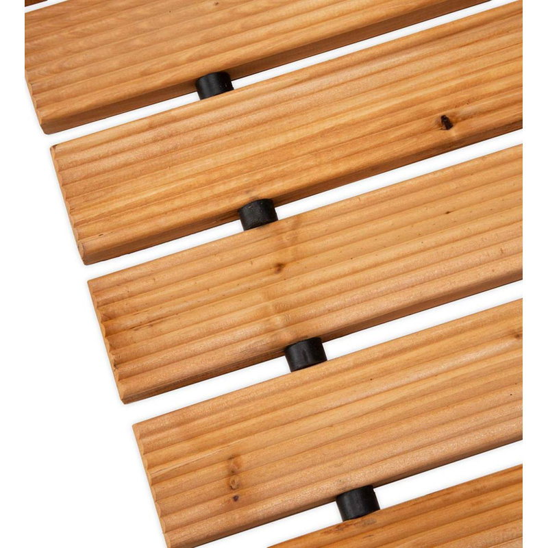 Allée droite en bois Henslee, Chêne, H 0,62 po x l 18 po x P 96 po
