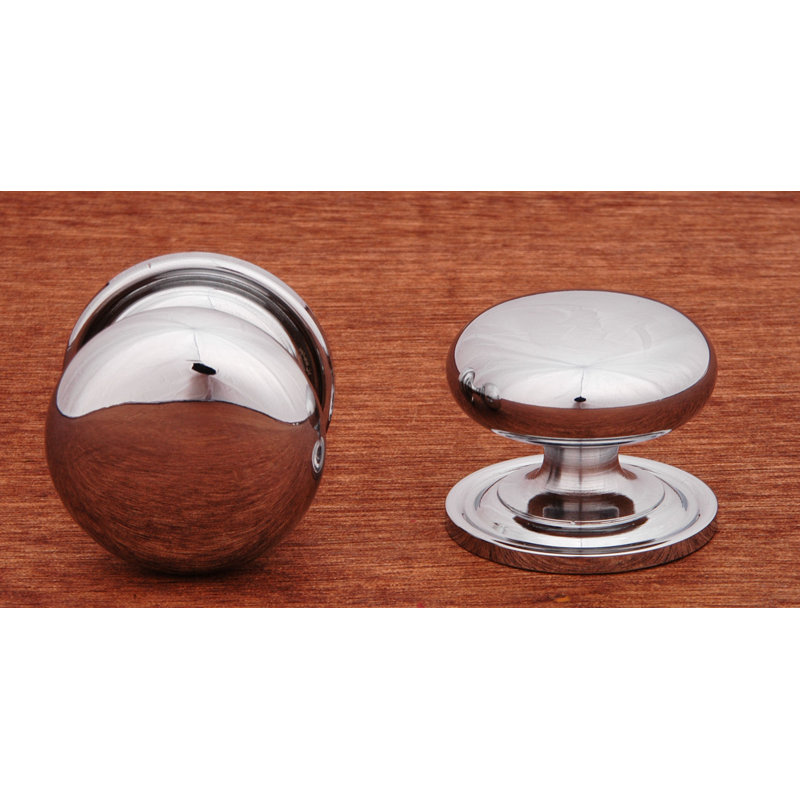 CK Series Mushroom Knob, Large, Chrome