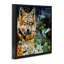 «Beautiful Wolf & Hummingbird Floater», art mural par Linda McClure-1031831718-1031831714