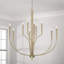 Grand lustre 40 lumières l 40 "x H 43" en nickel poli-70886234