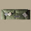 Coussin modulaire en polyester vert-37446440-37446446