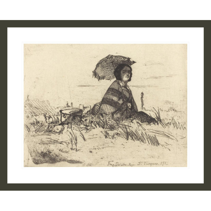 «En plein soleil» par James McNeill Whistler, impression giclée sur cadre, H 23,5 po x l 29,08 po