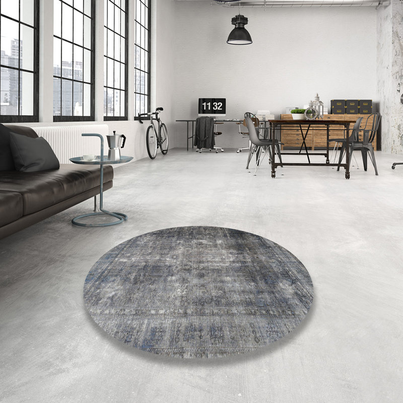Vanvalkenburg Wool Oriental Indoor Rug, Round 8'