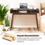 Grimaud Solid Wood Base Computer Desk