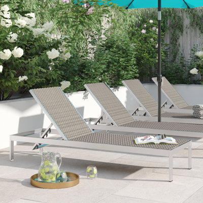 Shore Aluminum Outdoor Chaise