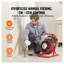 Drain Cleaner Machine à tarière 75 pi x 1/2 po alimentation manuelle et 4 couteaux