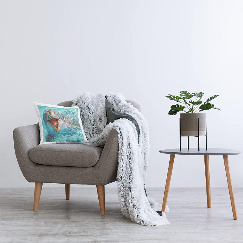  Housse et insert de coussin décoratif en polyester