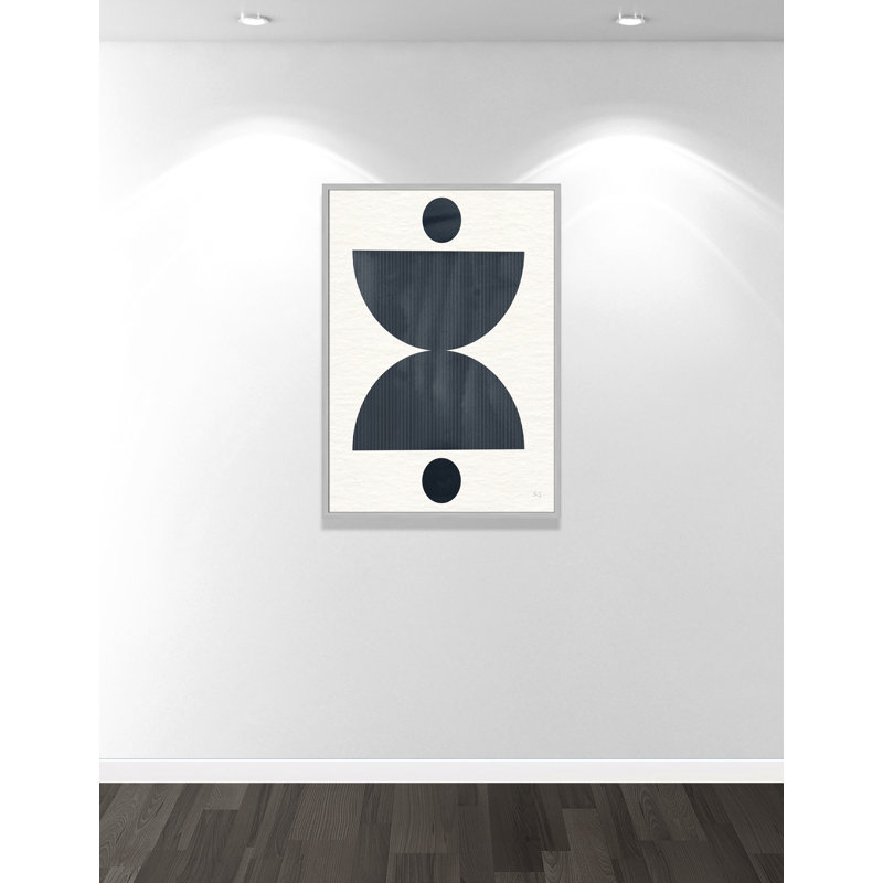 Eclipse II by Susan Jill, 41.5" H x 29.5" W x 0.75" D, Matte Silver Framed