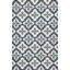 Tapis marocain intérieur et extérieur bleu fait à la main Edinburgh-17967044