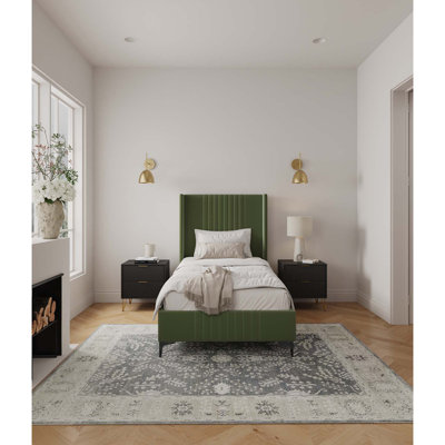 Lit simple tapissier Promenade