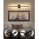 32'' Battery Operated Wall Sconces with Remote Control, Dimmable Wall Sconces Set of Two, 350°Rotate