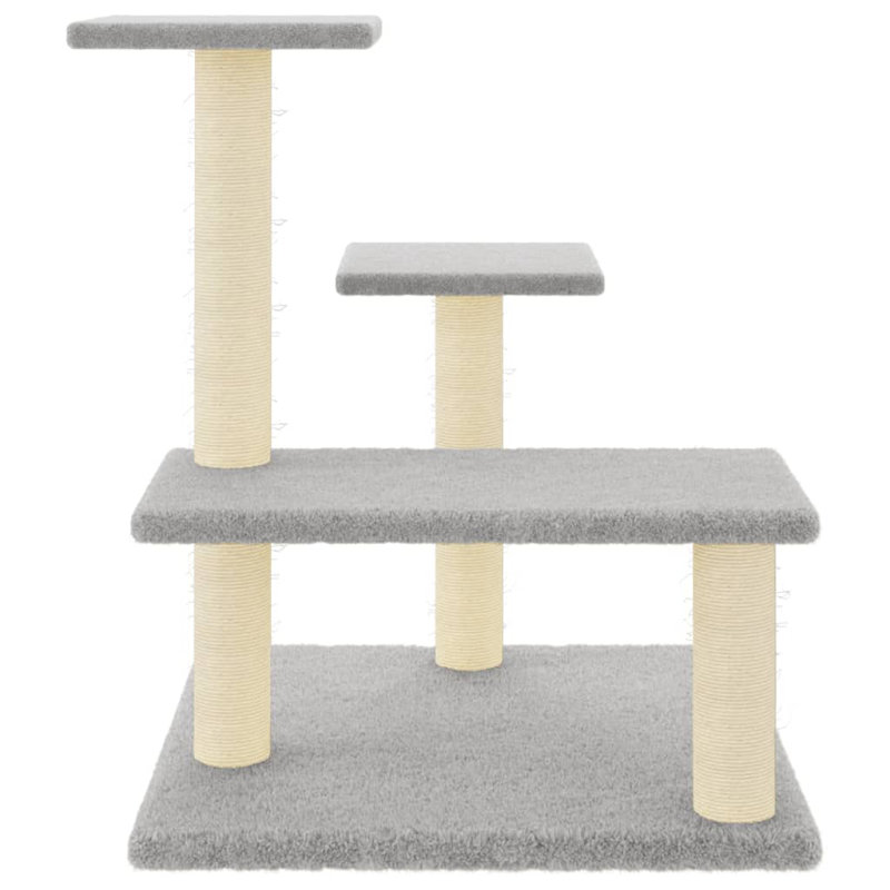 Wheaton 61cm H Cat Tree, Light Grey
