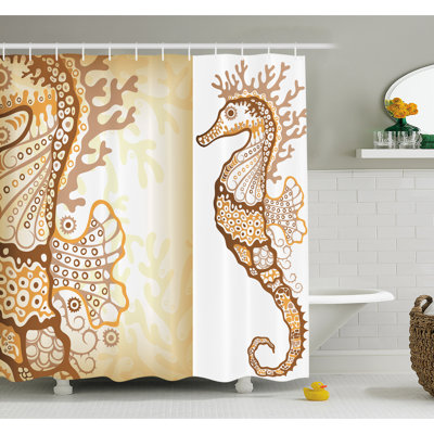 Illias Shower Curtain with Hooks Included