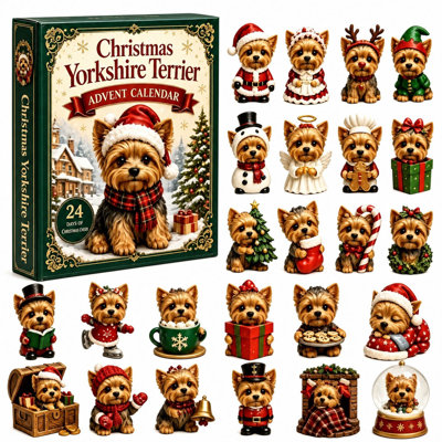 2D 24 Days Christmas Advent Calendar Countdown