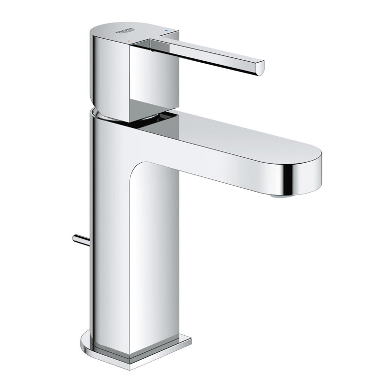 Robinet de salle de bain monotrou avec drain Plus, Chrome Starlight