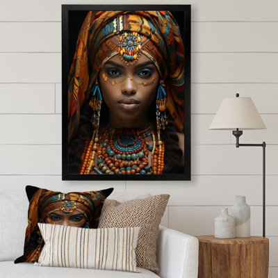 Karn «African Adorned Beauty III», reproduction sur toile