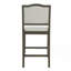 Ensemble de 2 tabourets de bar à hauteur de comptoir au design rustique avec dossier ergonomique, parfait pour la cuisine et la salle à manger-621618486