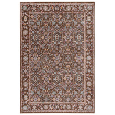 Tapis 242 brun / bleu