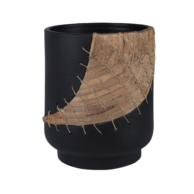 Vase Wayde - Noir