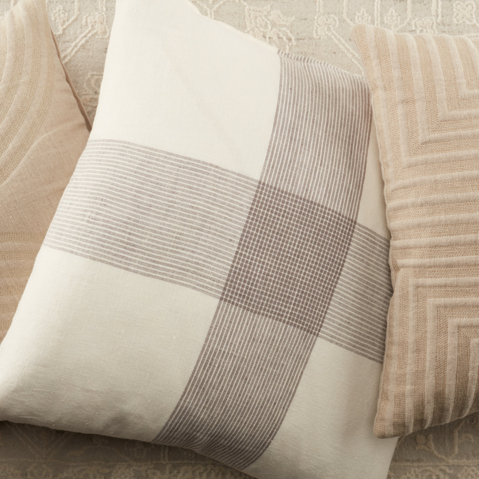 Tibbs Plaid Linen Pillow Cover, Pillow Cover Only - No Insert