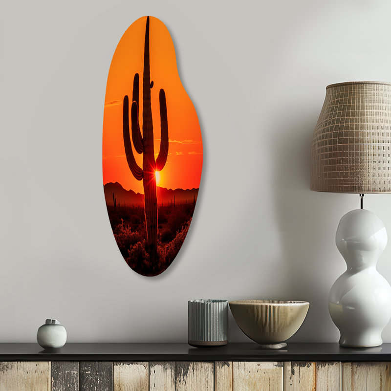 Décoration murale Marikos - Cactus, H 30 po x l 11 po
