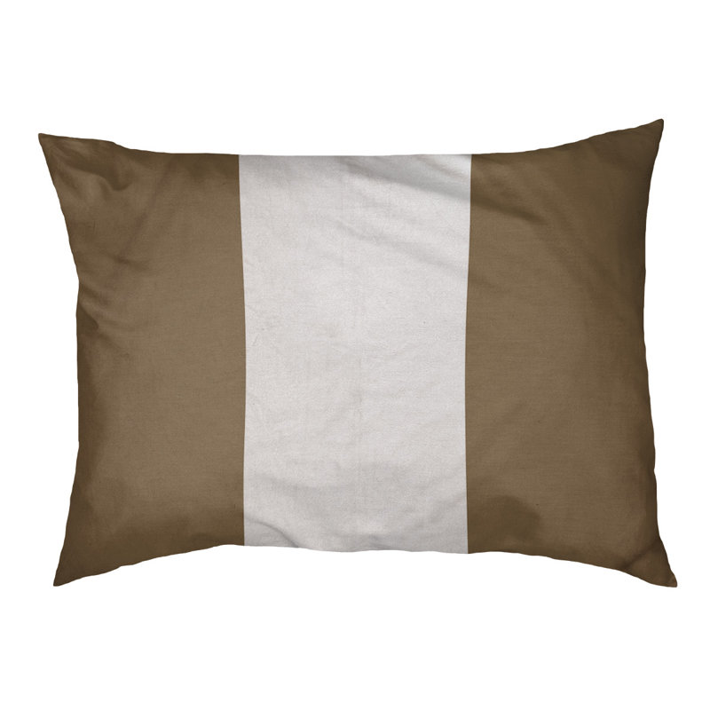 Oreiller Oklahoma, Très grand (l 50 po x P 40 po x H 7 po), Doré / blanc / doré