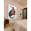 Lady and Leopard Print on Wrapped Canvas-15157790