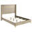 Malcolm Beige Upholsteredwingback Bed