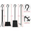 Antunez 35.8cm W Metal Log Rack
