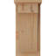 Corbeau lisse Huntington l 7 1/2 po x P 8 po x H 16 po avec plaque arrière, sapin Douglas-32532627-32533348-32533388